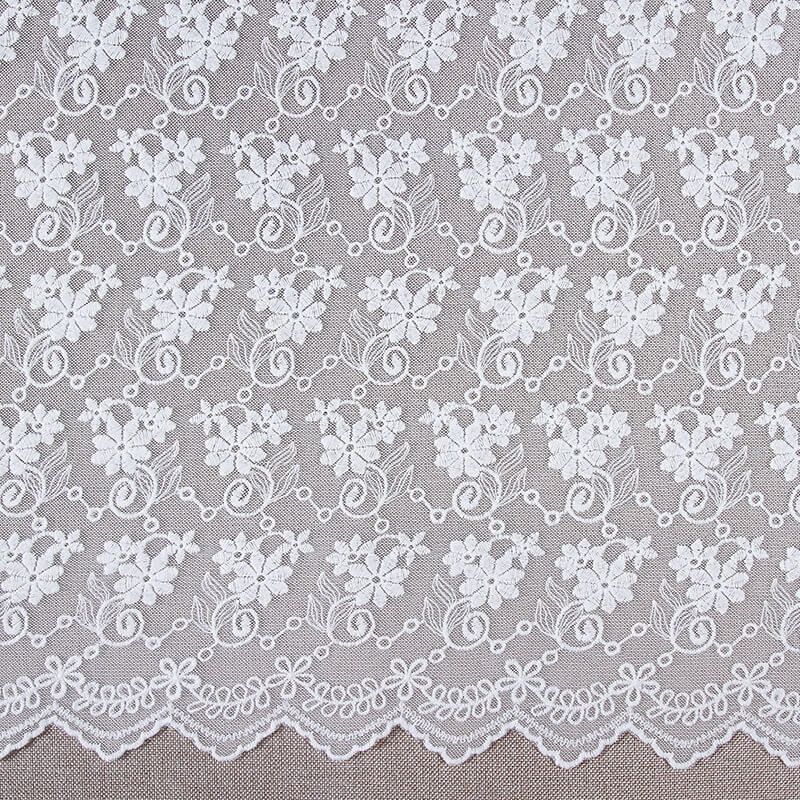 Embroidered Fabric 3D Lace Trim Polyester for Apparel Wholesale Suppli 4